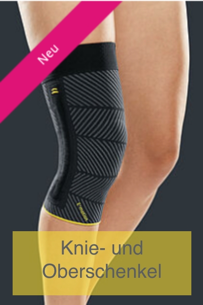 Knie- und Oberschenkel